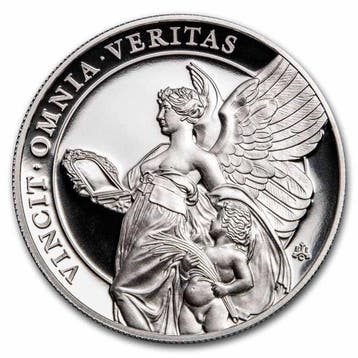 Sint-Helena. 1 Pound 2021 1 oz £2 St. Helena Silver Queens