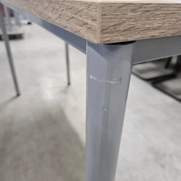 Halfhoge tafel nieuw blad midden eiken - 90x160x60 cm, Ophalen of Verzenden, Nieuw