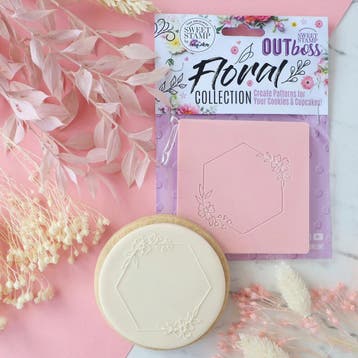Sweet Stamp Outboss Floral Hexagon Frame, Verzenden, Nieuw
