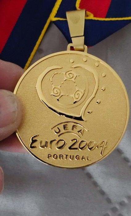 UEFA Euro 2004 - 2004 - Medaille, Verzamelen, Overige Verzamelen