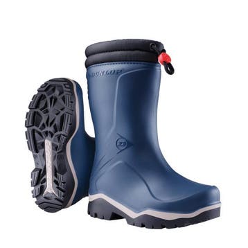 Winter kinderlaars met voering diverse maten roze en blauw, Nieuw, Dunlop, Jongen of Meisje, Laarzen
