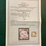 Duitse Rijk 1872 - 18 Kreuzer met perfecte centrale stempel, Gestempeld