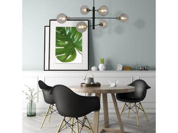 Steinhauer Constellation - Hanglamp - Retro - Zwart, Verzenden, Nieuw