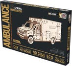 Eco Wood 3D Houten Ambulance DIY Mechanical Modelbouw, Verzenden, Nieuw