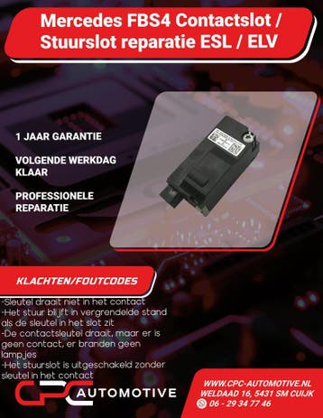 Mercedes FBS4 W447 W176 W907 etc Stuurslot reparatie B225409, Nieuw, Mercedes-Benz