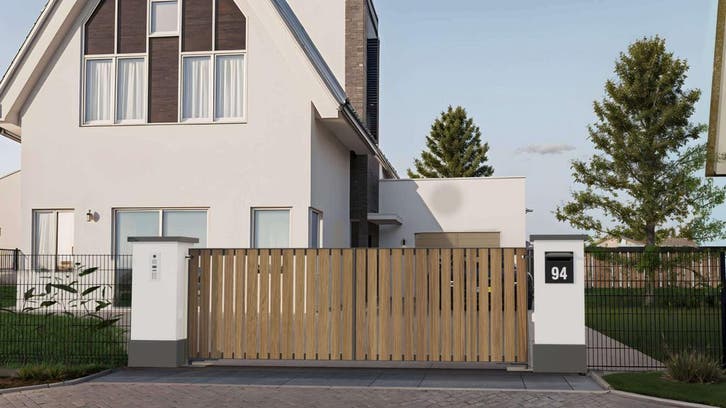 Roma draaipoort | Van Klompenburg Hekwerken, Tuin en Terras, Tuinpoorten, Verzenden