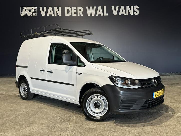 Volkswagen Caddy 2.0 TDI L1H1 Euro6 Airco | Imperiaal | Blue, Auto's, Bestelauto's, Dealer onderhouden, Lease, Zwart, Handgeschakeld