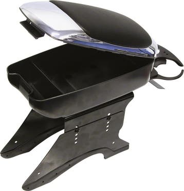 Carpoint Armsteun Universeel – Zwart/Chroom – Met, Ophalen of Verzenden, Gebruikt