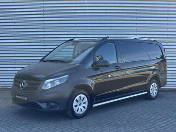 Zakelijke Lease |  Mercedes-Benz Vito 114 CDI Dubbele Cabine, Automaat, Gebruikt, Zwart, Mercedes-Benz