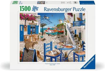 Cats of Mykonos Puzzel (1500 stukjes) | Ravensburger -, Verzenden, Nieuw