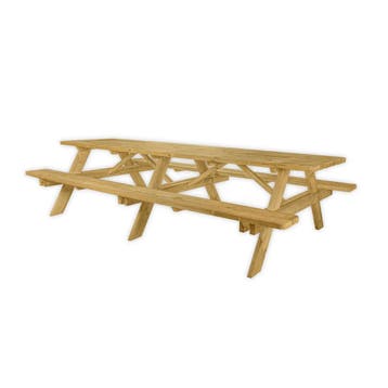 Picknicktafel Deluxe 300 x 75 cm, Tuin en Terras, Picknicktafels, Verzenden, Nieuw, Hout