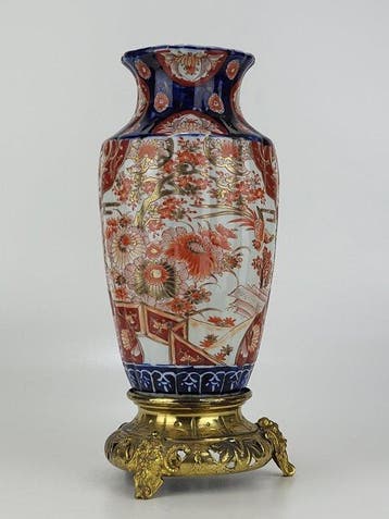 Vaas - Porselein, Metaal - Japan - Meiji periode (1868-1912)