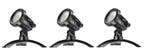 Osaka premium vijverlamp 3 spots 1 watt -  REGENBOOG, Verzenden, Nieuw