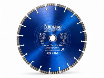 Nemaco diamantzaagblad universeel 300 x 25,4 mm, Doe-het-zelf en Verbouw, Overige Doe-het-zelf en Verbouw, Ophalen of Verzenden