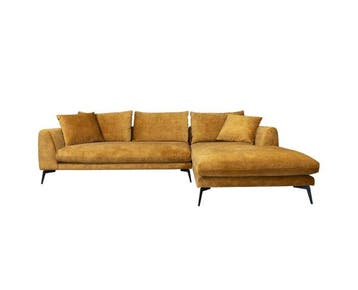 Tower Living Hoekbank Nottingham 2,5-zits velvet 288x170 cm, Ophalen of Verzenden, Nieuw