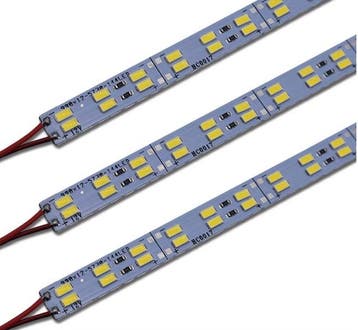 Neutraal wit - rigide LED strip - 24 volt - 50cm - dubbele, Ophalen of Verzenden, Nieuw