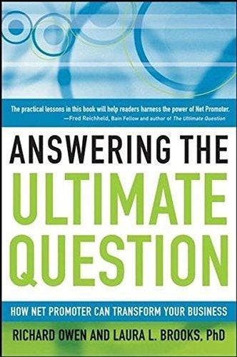 Answering The Ultimate Question - Richard Owen 9780470260692, Verzenden, Gelezen, Richard Owen
