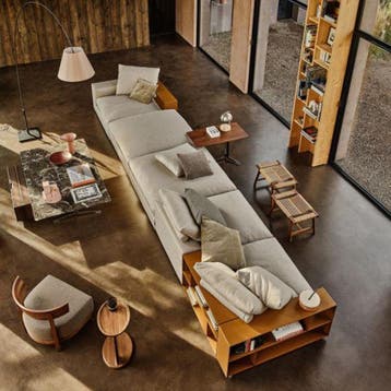 GEZOCHT: Flexform Bank / Hoekbank — Direct Inkoop, Huis en Inrichting, Banken | Bankstellen, Ophalen of Verzenden, Nieuw, Flexform bank Hoekbank sofa Groundpiece soft dream