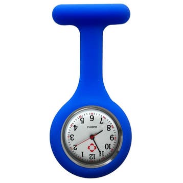 Fako - Verpleegstershorloge - Siliconen Uni - Royal Blauw, Verzenden, Nieuw