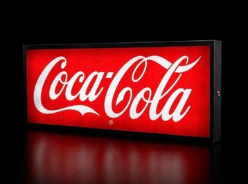 Coca Cola - Reclamebord - Polycarbonaat