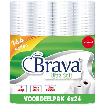 Voordeelverpakking: 144 Rollen - 3 Laags - Ultra Soft, Huis en Inrichting, Ophalen of Verzenden