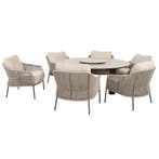 Donato Florence low dining tuinset 160xH69 cm 8 delig, Ophalen of Verzenden, Nieuw