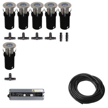 6x LED inbouw spot - 12V - 3 watt - 51mm - complete set, Ophalen of Verzenden, Nieuw
