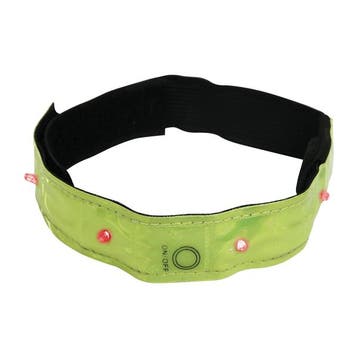 Dresco Reflecterende Band 4 LED, Fietsen en Brommers, Fietsaccessoires | Fietskleding, Verzenden, Nieuw