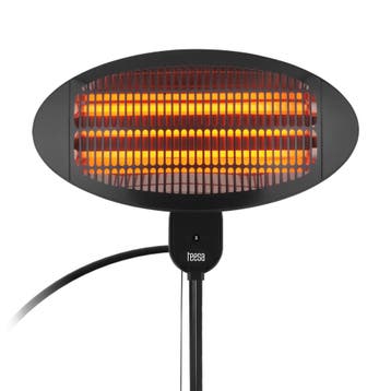 Teesa Elektrische Terrasverwarmer 2000W – Infrarood Heater –, Ophalen of Verzenden, Nieuw