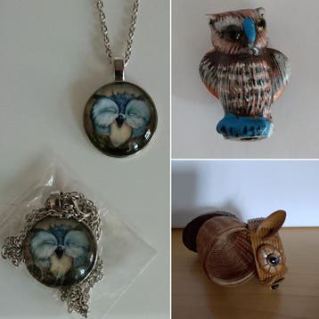 Uilen beeldjes en uilencadeaus voor liefhebber verzamelaar, Ophalen of Verzenden, Gebruikt