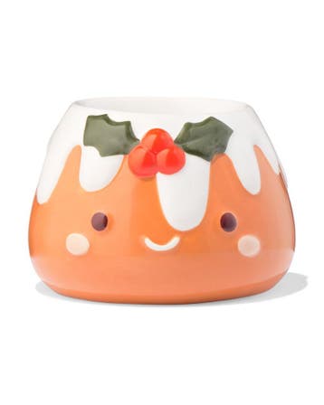 HEMA Theelichthouder 10x10x7 cm keramiek taartje 2+1 gratis, Verzenden, Nieuw