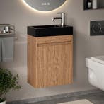 2dekans | Mirlux Toiletmeubel Warm Eiken - Fonteinmeubel -, Ophalen of Verzenden, Zo goed als nieuw