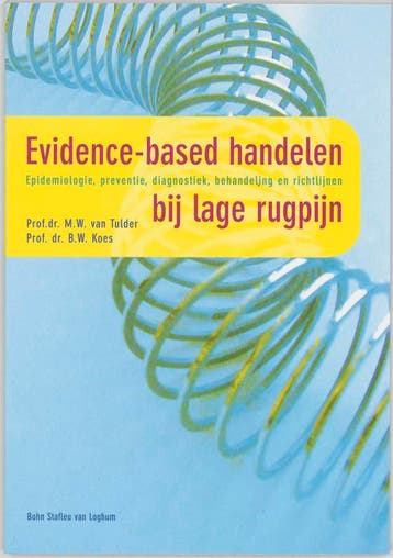 Evidence based handelen bij lage rugpijn 9789031342068, Verzenden, Zo goed als nieuw