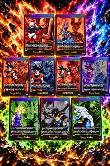 Bandai - 9 Card - Dragon Ball, Dragon Ball Z - Son Goku 9, Nieuw