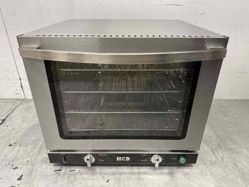 HCB RVS Heteluchtoven Convectie Oven Afbakoven met grill en, Ophalen of Verzenden, Nieuw in verpakking