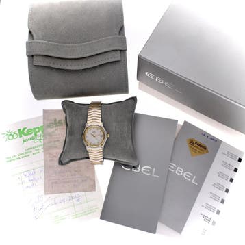 Ebel Sport Classic E1087121; Goud/Stalen Dames Horloge me..., Overige merken, Staal, Polshorloge, Ophalen of Verzenden