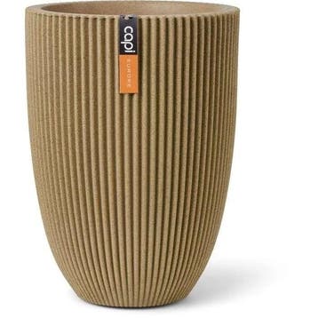 Elegante lage vaas - CAPI EUROPE - Groove NL - 34 x 46 -..., Tuin en Terras, Verzenden, Nieuw, Overige typen