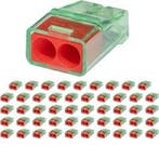 Vintex 2-polige Lasklem 0.2-2.5 mm² Rood - Betrouwbaar LED t, Ophalen of Verzenden, Nieuw