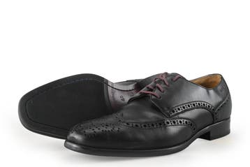 Digel Veterschoenen in maat 40 Zwart, Verzenden, Zwart, Digel, Zo goed als nieuw