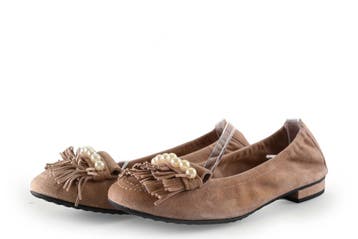 Kennel Schmenger Ballerinas in maat 37 Beige, Verzenden, Beige, Ballerina's, Zo goed als nieuw