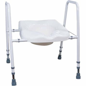 Toiletframe met zitting en Hygiëne uitsparing, Diversen, Verpleegmiddelen, Ophalen of Verzenden, Nieuw