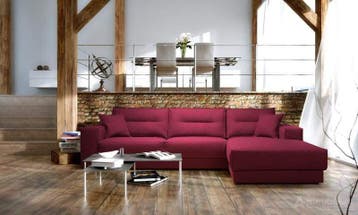 Loungebank Venray - loungebanken - Roze, Nieuw, 150 cm of meer, Stof, 250 tot 300 cm