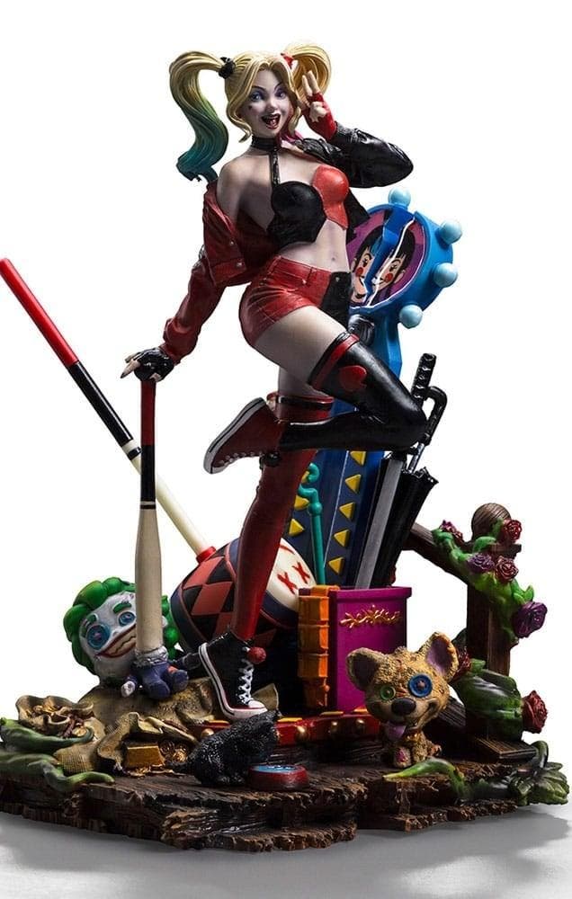 DC Comics Deluxe Art Scale Statue 1/10 Harley Quinn (Goth..., Verzamelen, Film en Tv, Nieuw, Ophalen of Verzenden