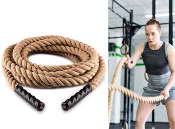NordFalk Battle Rope 6 meter x 30mm - Fitness Touw, Verzenden, Nieuw