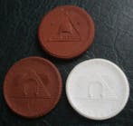 Duitsland, Weimar Republiek 10 Mark + 20 Mark (2x) 1921, Postzegels en Munten