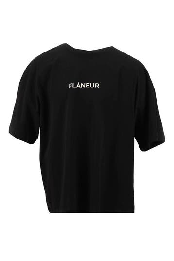 Flaneur T-shirt in maat XL Zwart, Kleding | Heren, T-shirts, Verzenden, Zo goed als nieuw, Zwart, Flaneur