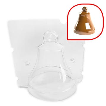 FriFri Chocolade Holvorm Klok 9,5cm, Verzenden, Nieuw