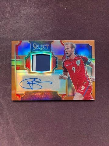 2017 Panini Select Harry Kane /49 Auto Gesigneerde kaart,, Nieuw