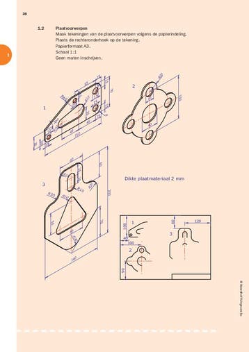 Inleiding werktuigbouwkundig tekenen en construeren / Vast, Boeken, Verzenden, Zo goed als nieuw, Wiebe de Bruijn