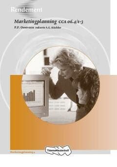 Marketingplanning / CCA 06.4 - modules 1 t/m 3 / Rendement, Verzenden, Gelezen, P.F. Oostveen